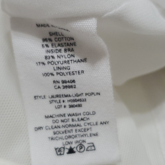 ☀️Theory off the shoulder cotton poplin top- NWT - Picture 11 of 11